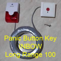 Panic Button Key INBOW Alarm Set tombol panik button 9V LONG RANGE 100